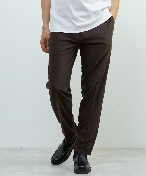 MEN'S MELROSE(メンズメルローズ)の「トラベストジャージイージーパンツ(セットアップ可)(スラックス・メンズ・ブラック/ブラウン/グレー・3/2/4)」の3枚目の写真