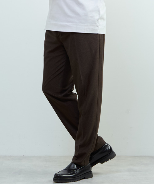 MEN'S MELROSE(メンズメルローズ)の「トラベストジャージイージーパンツ(セットアップ可)(スラックス・メンズ・ブラック/ブラウン/グレー・3/2/4)」の12枚目の写真