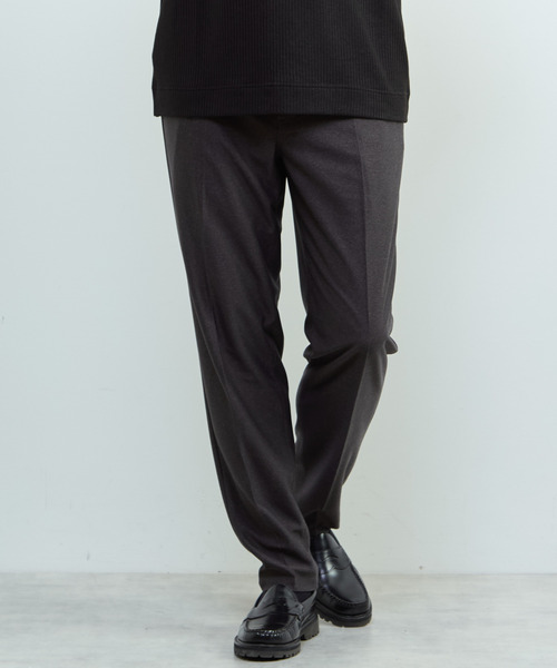 MEN'S MELROSE(メンズメルローズ)の「トラベストジャージイージーパンツ(セットアップ可)(スラックス・メンズ・ブラック/ブラウン/グレー・3/2/4)」の15枚目の写真