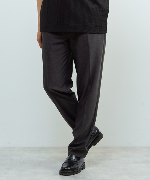 MEN'S MELROSE(メンズメルローズ)の「トラベストジャージイージーパンツ(セットアップ可)(スラックス・メンズ・ブラック/ブラウン/グレー・3/2/4)」の16枚目の写真