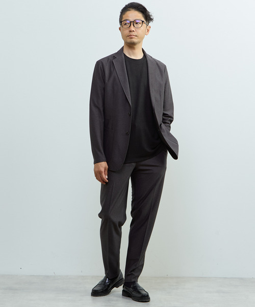 MEN'S MELROSE(メンズメルローズ)の「トラベストジャージイージーパンツ(セットアップ可)(スラックス・メンズ・ブラック/ブラウン/グレー・3/2/4)」の17枚目の写真