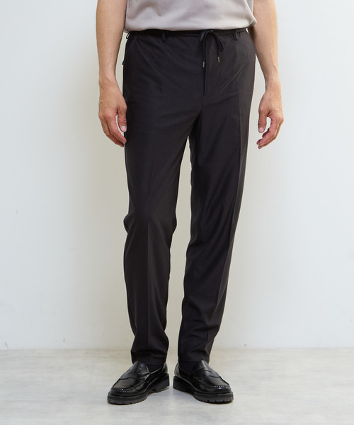 MEN'S MELROSE(メンズメルローズ)の「トラベストジャージイージーパンツ(セットアップ可)(スラックス・メンズ・ブラック/ブラウン/グレー・3/2/4)」の19枚目の写真