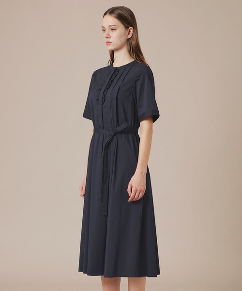 MACKINTOSH LONDON（マッキントッシュ ロンドン）の「【eclat5月号掲載】コットンナイロンストレッチワンピース（ワンピース・レディース・ネイビー/ベージュ系その他5・40/38）」の8枚目の写真