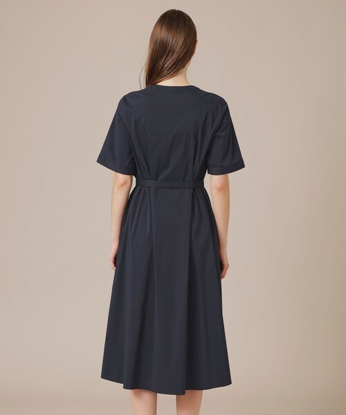 MACKINTOSH LONDON（マッキントッシュ ロンドン）の「【eclat5月号掲載】コットンナイロンストレッチワンピース（ワンピース・レディース・ネイビー/ベージュ系その他5・40/38）」の9枚目の写真