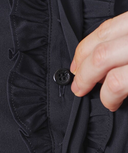 MACKINTOSH LONDON（マッキントッシュ ロンドン）の「【eclat5月号掲載】コットンナイロンストレッチワンピース（ワンピース・レディース・ネイビー/ベージュ系その他5・40/38）」の13枚目の写真
