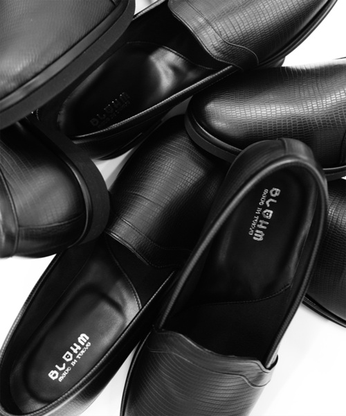 BLOHM(ブローム)の「BLOHM / ブローム WISM別注 BL-07LZ / STORE SLIP(スリッポン・メンズ・ブラック・28cm/27.5cm/27cm/26.5cm/26cm/25.5cm/28.5cm)」の1枚目の写真
