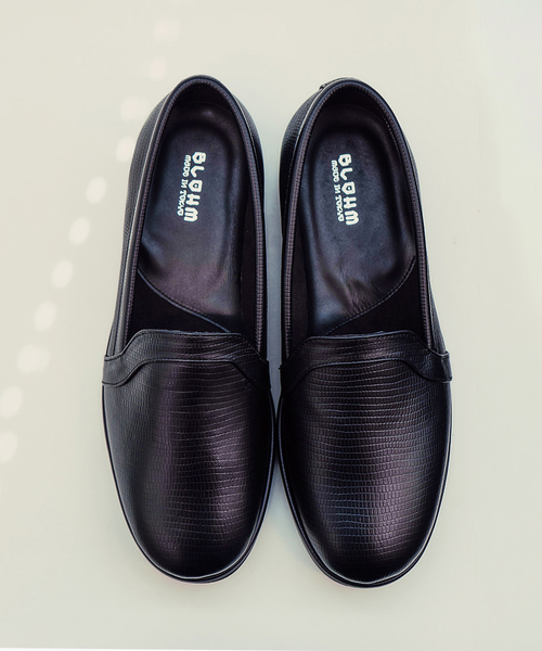 BLOHM(ブローム)の「BLOHM / ブローム WISM別注 BL-07LZ / STORE SLIP(スリッポン・メンズ・ブラック・28cm/27.5cm/27cm/26.5cm/26cm/25.5cm/28.5cm)」の6枚目の写真