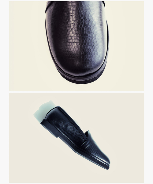 BLOHM(ブローム)の「BLOHM / ブローム WISM別注 BL-07LZ / STORE SLIP(スリッポン・メンズ・ブラック・28cm/27.5cm/27cm/26.5cm/26cm/25.5cm/28.5cm)」の8枚目の写真