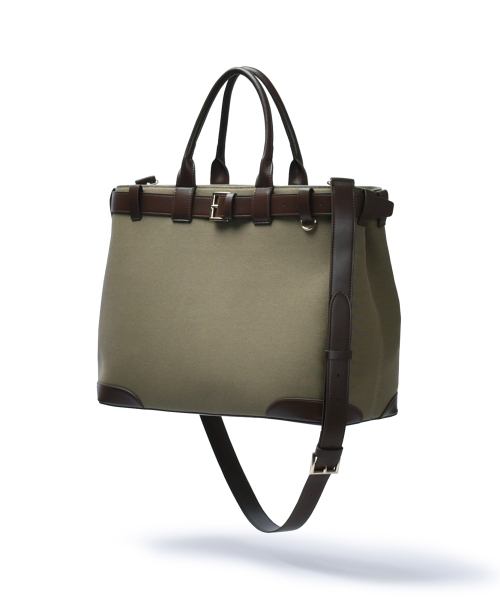 NONOVERSTIC(ノンオーバースティック)の「Khaki Field Bag (XL)(トートバッグ・レディース・その他・FREE)」の2枚目の写真
