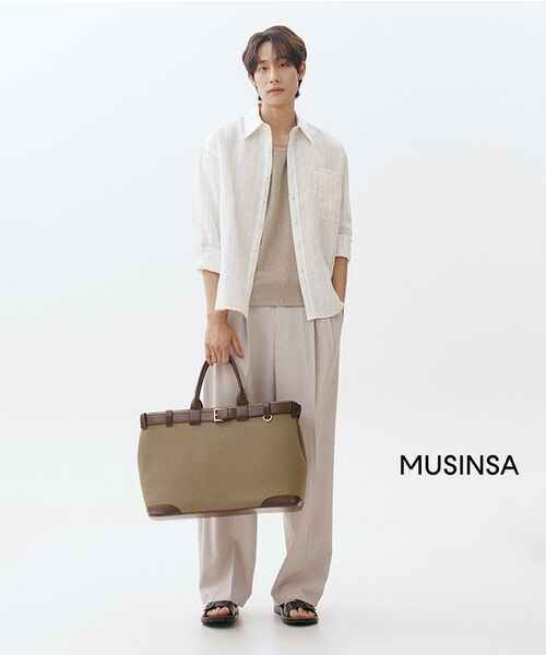 NONOVERSTIC(ノンオーバースティック)の「Khaki Field Bag (XL)(トートバッグ・レディース・その他・FREE)」の13枚目の写真
