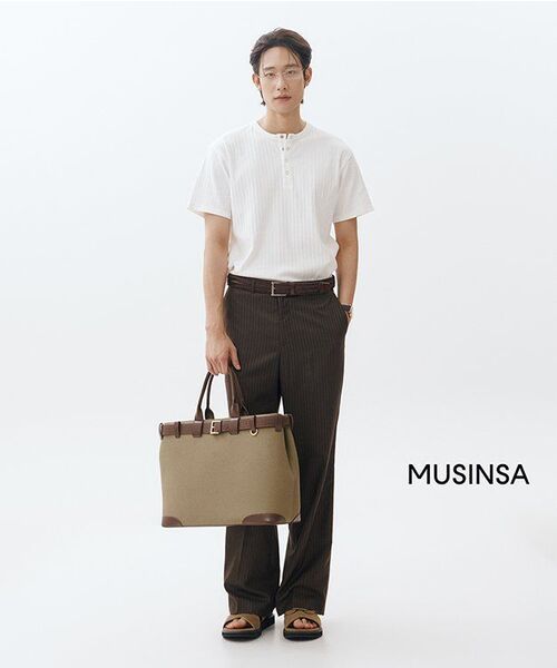 NONOVERSTIC(ノンオーバースティック)の「Khaki Field Bag (XL)(トートバッグ・レディース・その他・FREE)」の14枚目の写真