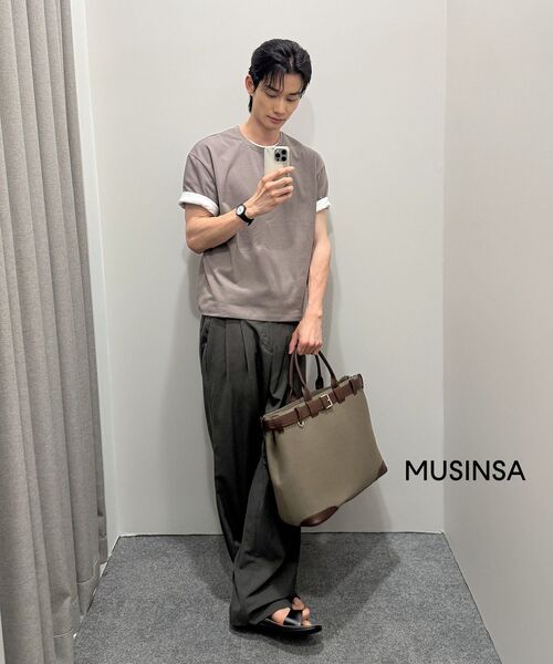 NONOVERSTIC(ノンオーバースティック)の「Khaki Field Bag (XL)(トートバッグ・レディース・その他・FREE)」の15枚目の写真