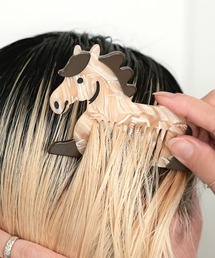 at.（アット）の「【at.】ホースモチーフコーム（ヘアブラシ）」
