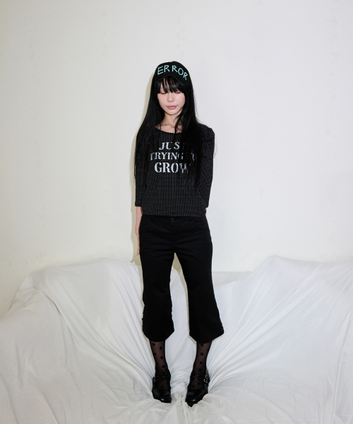ITZAVIBE(イッザバイブ)の「SNAP POINT CAPRI PANTS - BLACK(その他パンツ・レディース・その他・MEDIUM/LARGE)」の5枚目の写真