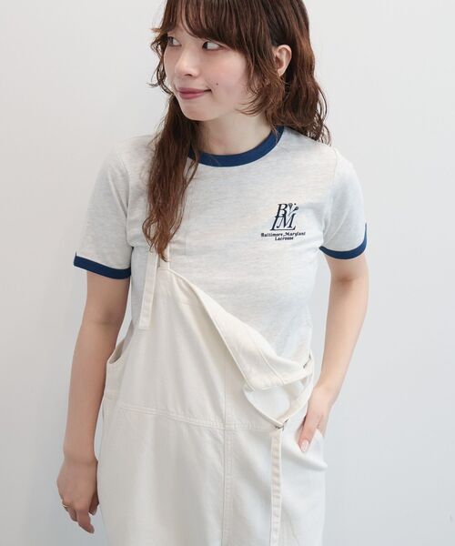 RUSSELL（ラッセル）の「【RUSSELL】リンガースポーツアソートTシャツ（Tシャツ/カットソー・レディース・杢グレー/ホワイト系その他・FREE）」の2枚目の写真