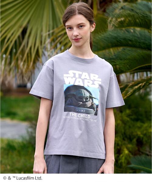 DRESSTERIOR(ドレステリア)の「【接触冷感】STAR WARS カプセルグローグTシャツ(Tシャツ/カットソー・レディース・ブラック/ホワイト/グレー・36/38)」の3枚目の写真