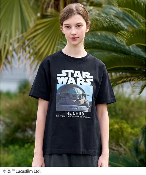 DRESSTERIOR(ドレステリア)の「【接触冷感】STAR WARS カプセルグローグTシャツ(Tシャツ/カットソー・レディース・ブラック/ホワイト/グレー・36/38)」の2枚目の写真