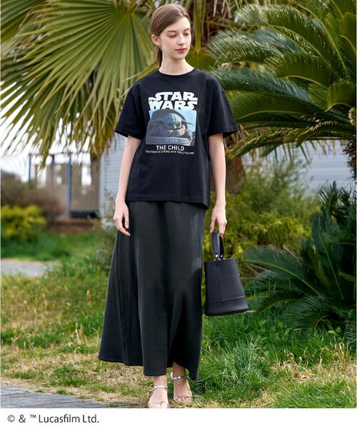DRESSTERIOR(ドレステリア)の「【接触冷感】STAR WARS カプセルグローグTシャツ(Tシャツ/カットソー・レディース・ブラック/ホワイト/グレー・36/38)」の18枚目の写真