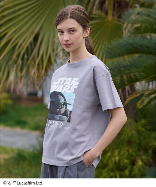 DRESSTERIOR(ドレステリア)の「【接触冷感】STAR WARS カプセルグローグTシャツ(Tシャツ/カットソー・レディース・ブラック/ホワイト/グレー・36/38)」の6枚目の写真