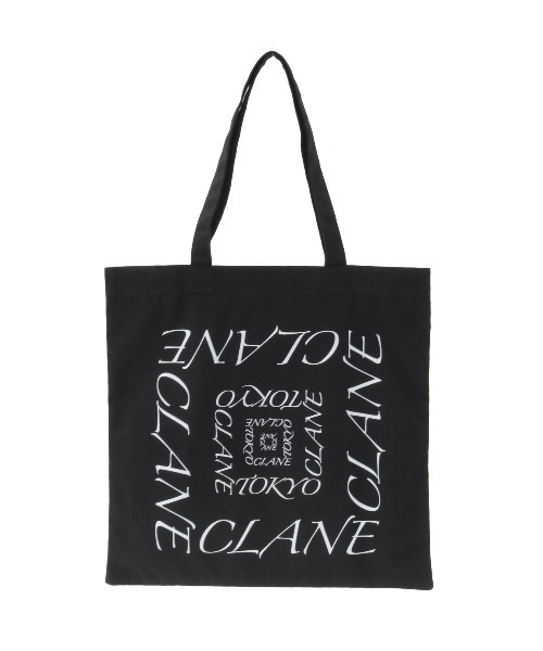 CLANE(クラネ)の「GRAPHIC TOTE BAG(トートバッグ・レディース・グリーン/ブラウン/アイボリー/ブラック・F)」の1枚目の写真