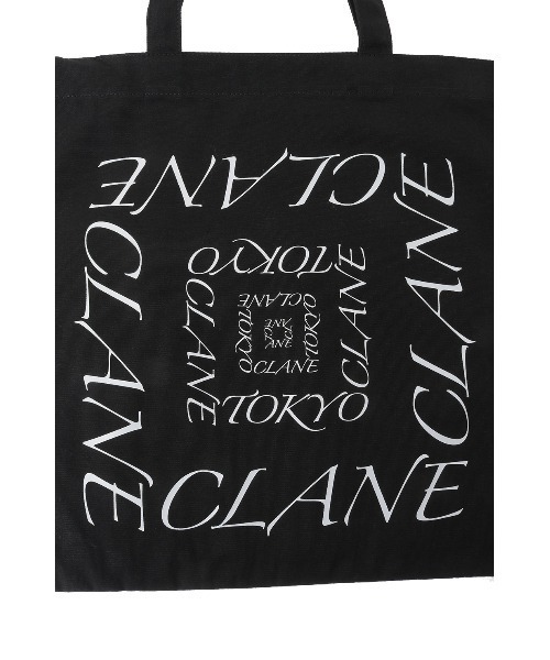 CLANE(クラネ)の「GRAPHIC TOTE BAG(トートバッグ・レディース・グリーン/ブラウン/アイボリー/ブラック・F)」の8枚目の写真