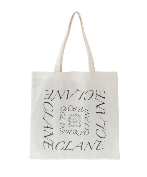CLANE(クラネ)の「GRAPHIC TOTE BAG(トートバッグ・レディース・グリーン/ブラウン/アイボリー/ブラック・F)」の10枚目の写真