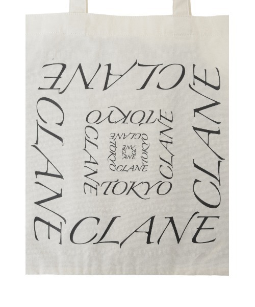 CLANE(クラネ)の「GRAPHIC TOTE BAG(トートバッグ・レディース・グリーン/ブラウン/アイボリー/ブラック・F)」の13枚目の写真