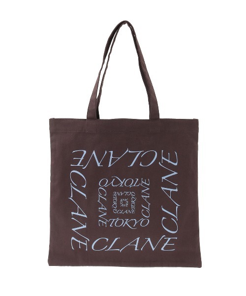 CLANE(クラネ)の「GRAPHIC TOTE BAG(トートバッグ・レディース・グリーン/ブラウン/アイボリー/ブラック・F)」の15枚目の写真