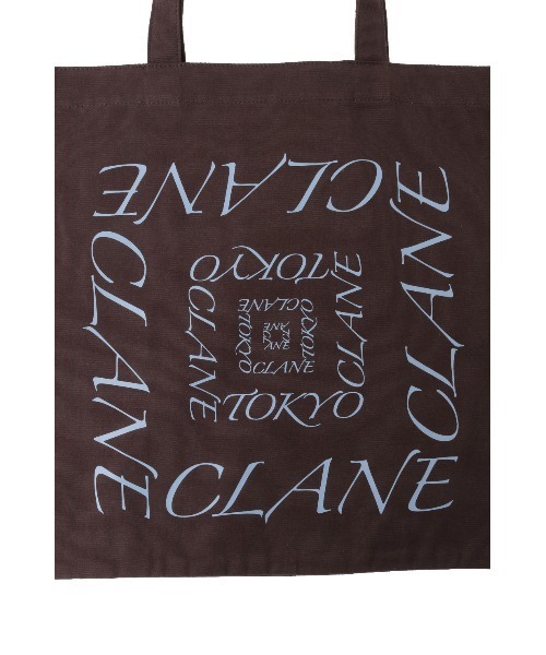 CLANE(クラネ)の「GRAPHIC TOTE BAG(トートバッグ・レディース・グリーン/ブラウン/アイボリー/ブラック・F)」の18枚目の写真