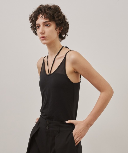 CITY TOKYO/シティートウキョウ】Sheer Combination Multi-way Cami
