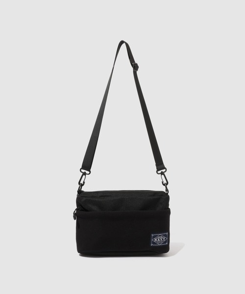 NAVY(ネイビー)の「【NAVY / ネイビー】スウェット切り替え 2WAY ショルダーバッグ(ショルダーバッグ・メンズ・グレー/チャコールグレー/ブラック・FREE)」の2枚目の写真