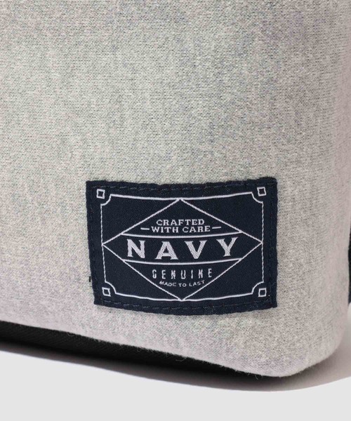 NAVY(ネイビー)の「【NAVY / ネイビー】スウェット切り替え 2WAY ショルダーバッグ(ショルダーバッグ・メンズ・グレー/チャコールグレー/ブラック・FREE)」の7枚目の写真