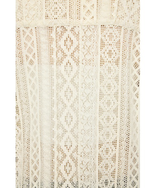 MOUSSY(マウジー)の「OPEN COLLAR LACE シャツ(シャツ/ブラウス・レディース・アイボリー/ネイビー・FREE)」の16枚目の写真