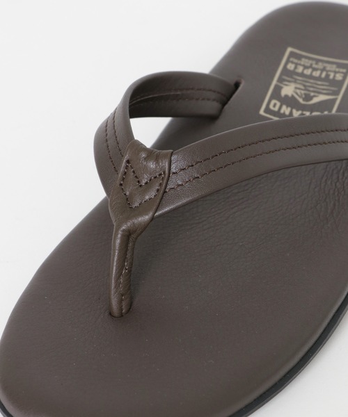 ISLAND SLIPPER(アイランドスリッパ)の「『別注』ISLAND SLIPPER×URBAN RESEARCH ナローストラップサンダル(サンダル・メンズ・ブラック/ブラウン・8/9/10/11)」の6枚目の写真