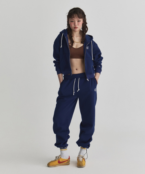 BETTER THAN SURF(ベターザンサーフ)の「EUPHORIA CROP ZIPUP HOODIE - NAVY(パーカー・レディース・その他・SMALL/MEDIUM)」の1枚目の写真