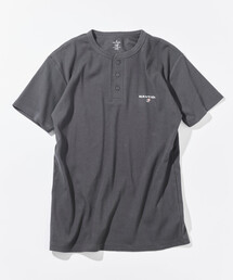 NAUTICA/ノーティカ Essential タイトフィット S/S ヘンリーネックTシャツ