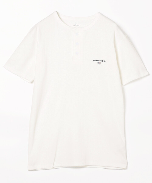 NAUTICA(ノーティカ)の「NAUTICA/ノーティカ Essential タイトフィット S/S ヘンリーネックTシャツ(Tシャツ/カットソー・メンズ・グレー/ホワイト/チャコールグレー/ブラック・LARGE/MEDIUM/SMALL/X-SMALL)」の11枚目の写真