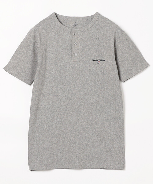 NAUTICA(ノーティカ)の「NAUTICA/ノーティカ Essential タイトフィット S/S ヘンリーネックTシャツ(Tシャツ/カットソー・メンズ・グレー/ホワイト/チャコールグレー/ブラック・LARGE/MEDIUM/SMALL/X-SMALL)」の14枚目の写真