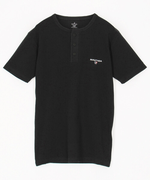 NAUTICA(ノーティカ)の「NAUTICA/ノーティカ Essential タイトフィット S/S ヘンリーネックTシャツ(Tシャツ/カットソー・メンズ・グレー/ホワイト/チャコールグレー/ブラック・LARGE/MEDIUM/SMALL/X-SMALL)」の17枚目の写真