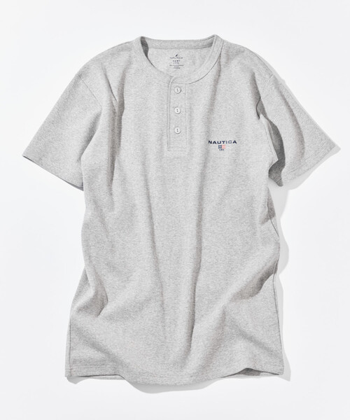 NAUTICA(ノーティカ)の「NAUTICA/ノーティカ Essential タイトフィット S/S ヘンリーネックTシャツ(Tシャツ/カットソー・メンズ・グレー/ホワイト/チャコールグレー/ブラック・LARGE/MEDIUM/SMALL/X-SMALL)」の20枚目の写真