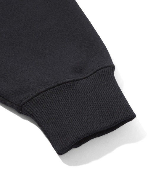 X-girl（エックスガール）の「ARCH LOGO AND FACE PATCH SWEATSHIRT（スウェット・レディース・ネイビー/アッシュ/ブラック・L/M/S）」の10枚目の写真