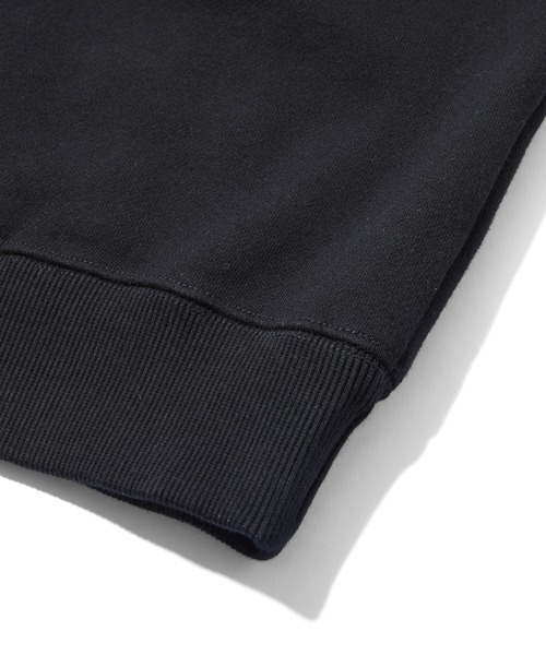 X-girl（エックスガール）の「ARCH LOGO AND FACE PATCH SWEATSHIRT（スウェット・レディース・ネイビー/アッシュ/ブラック・L/M/S）」の11枚目の写真
