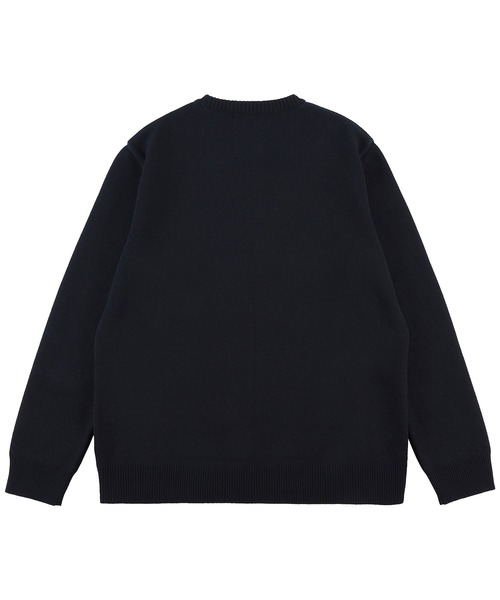 MEDICOM TOY(メディコムトイ)の「MLE × GHOSTBUSTERS STAY PUFT MARSHMALLOW MAN CREW NECK SWEATER(ニット/セーター・メンズ・ブラック・LARGE/MEDIUM)」の4枚目の写真