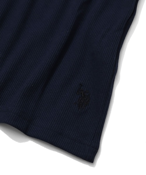 U.S. POLO ASSN.(ユーエスポロアッスン)の「【U.S. POLO ASSN./ユーエスポロアッスン】2WAY ヘンリーネックタンクトップ(タンクトップ・レディース・ネイビー/ブラック系その他/ピンク系その他・M/L/LL)」の19枚目の写真