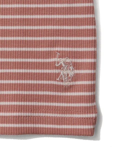 U.S. POLO ASSN.(ユーエスポロアッスン)の「【U.S. POLO ASSN./ユーエスポロアッスン】2WAY ヘンリーネックタンクトップ(タンクトップ・レディース・ネイビー/ブラック系その他/ピンク系その他・M/L/LL)」の15枚目の写真