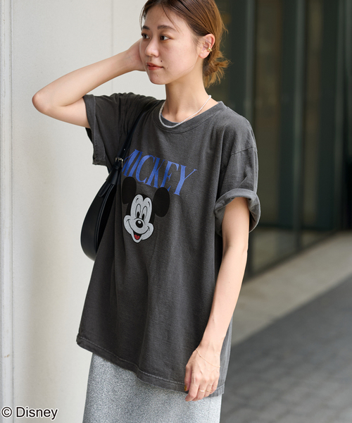 JOURNAL STANDARD relume(ジャーナルスタンダード レリューム)の「《WEB・一部店舗限定》《追加2》別注【GOOD ROCK SPEED】<MICKEY MOUSE>:Tシャツ(Tシャツ/カットソー・レディース・ブラック系その他/ベージュ・MEDIUM)」の7枚目の写真