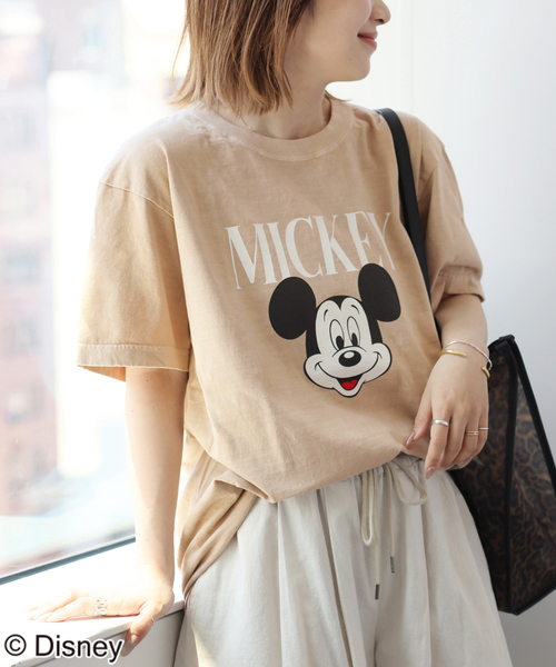 JOURNAL STANDARD relume(ジャーナルスタンダード レリューム)の「《WEB・一部店舗限定》《追加2》別注【GOOD ROCK SPEED】<MICKEY MOUSE>:Tシャツ(Tシャツ/カットソー・レディース・ブラック系その他/ベージュ・MEDIUM)」の13枚目の写真