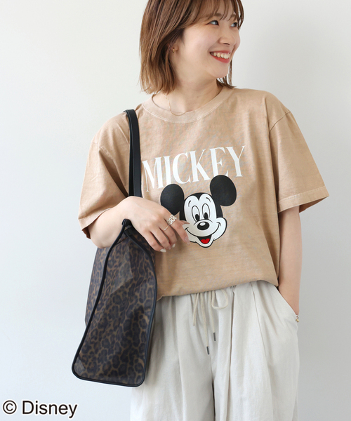 JOURNAL STANDARD relume(ジャーナルスタンダード レリューム)の「《WEB・一部店舗限定》《追加2》別注【GOOD ROCK SPEED】<MICKEY MOUSE>:Tシャツ(Tシャツ/カットソー・レディース・ブラック系その他/ベージュ・MEDIUM)」の14枚目の写真