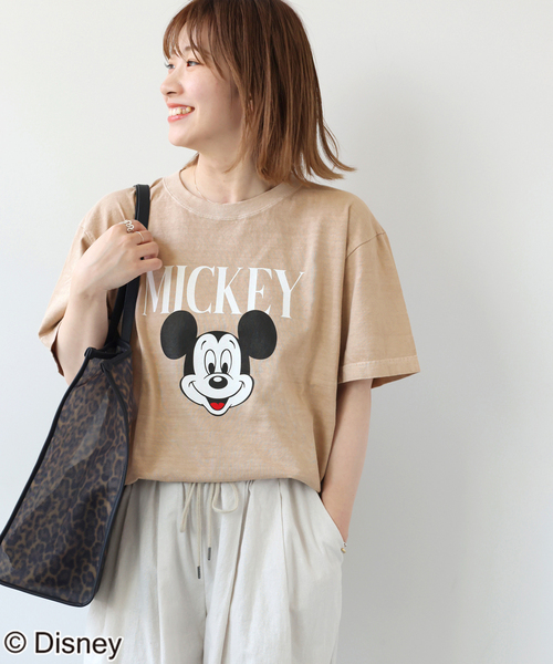 JOURNAL STANDARD relume(ジャーナルスタンダード レリューム)の「《WEB・一部店舗限定》《追加2》別注【GOOD ROCK SPEED】<MICKEY MOUSE>:Tシャツ(Tシャツ/カットソー・レディース・ブラック系その他/ベージュ・MEDIUM)」の15枚目の写真
