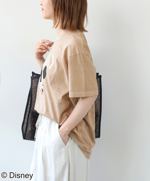 JOURNAL STANDARD relume(ジャーナルスタンダード レリューム)の「《WEB・一部店舗限定》《追加2》別注【GOOD ROCK SPEED】<MICKEY MOUSE>:Tシャツ(Tシャツ/カットソー・レディース・ブラック系その他/ベージュ・MEDIUM)」の16枚目の写真